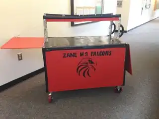 Concession CartA concession cart for Zane Middle School students to use during snacktime.