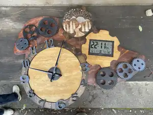 Big clocka high-visibility clock that represents the character of the makerspace.