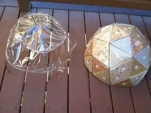 Spiral rainwater catchmentInnovative spiral rainwater catchment system for geodesic domes