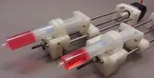 Open-source syringe pump - Parametric library of web-controlled open-source syringe pumps