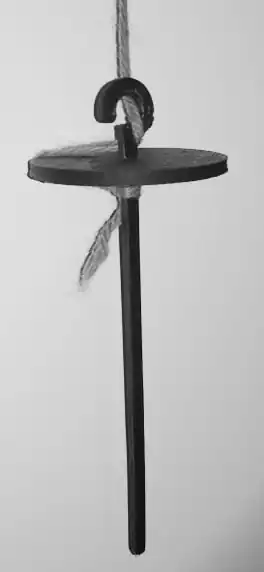 Drop Spindle for Spinning Wool into Yarn