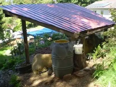 CCAT small rainwater catchmentA Small Rainwater Catchment System at CCAT