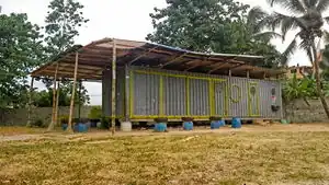 Las Malvinas community shade structure (2014)