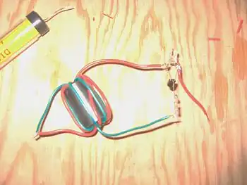 Transistor, Resistor, LED