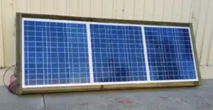 Completed array before mounting.