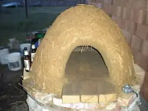 Fig. 21 Finished insulation layer with door cut out