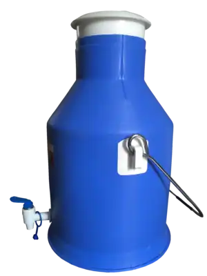 Finished milk jug safe water storage prototype