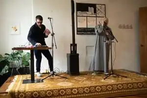 Onuka testing 3D printed instruments.