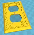 Celtic knot outlet cover