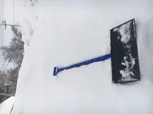 Snap Together Snow Shovel