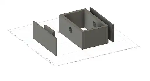 CAD for spring loaded mechanism