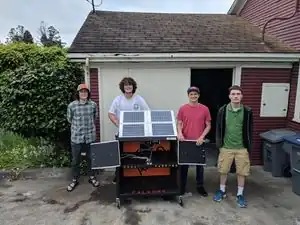 Solar robot station 2A reboot of the solar charging station.