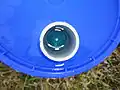 Yes! It floats and diverts water out and away from the first flush bucket!