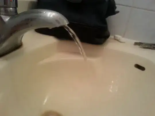 Bathroom sink flow without aerator