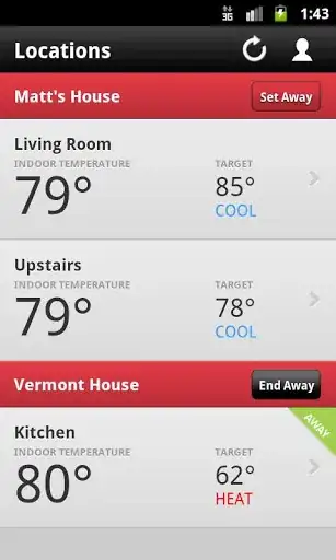 Radio-Thermostat iOS App
