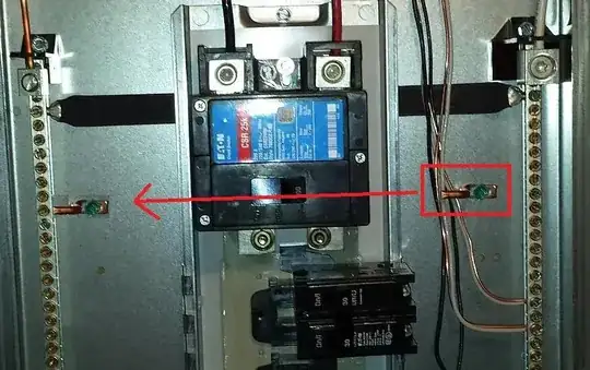 Grounding bond missing