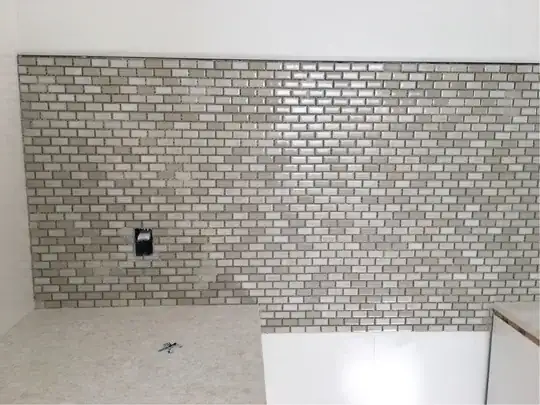 fixed backsplash