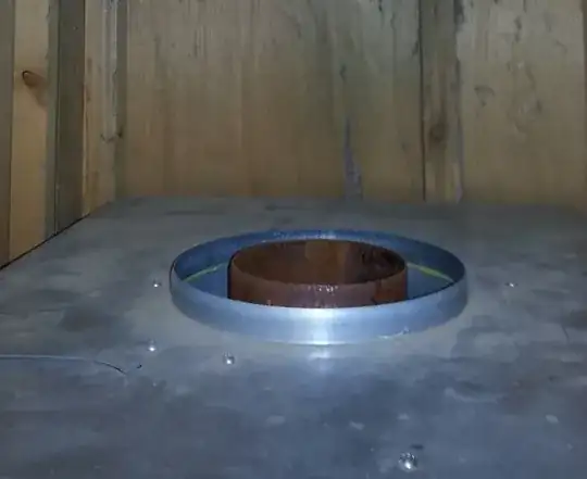 Top of furnace to connect to chimney