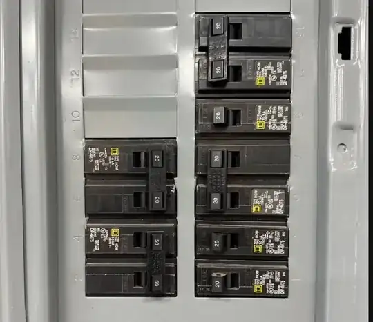 Shop Subpanel breakers