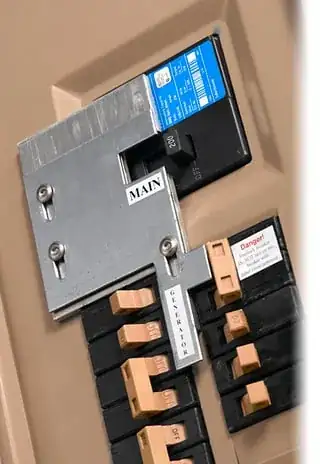 Interlock in service panel