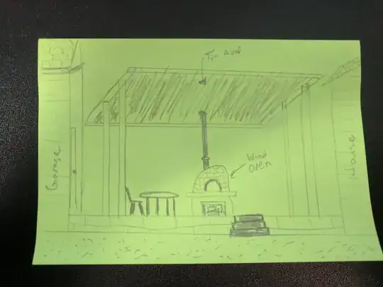 crappy mockup of pergola and patio