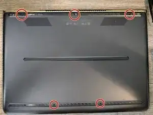 HP Spectre 13tv-000 Partial Disassembly