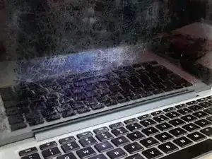 MacBook Pro Retina Display Anti-Glare Coating Clean Up Technique