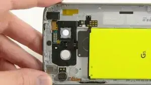 What's better than a user-removable battery? Why, a user-removable battery with a mechanical shock absorber.