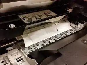 How to clear a Canon PIXMA MP190 paper jam