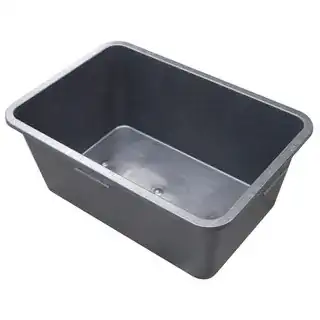Deep plastic tub
