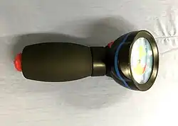 Manometer used to inflate the esophageal balloon and verify that excessive pressures are not used