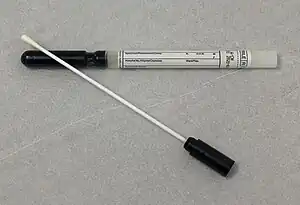 Swab used for performing a HVS