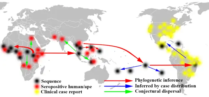 Spread of Zika