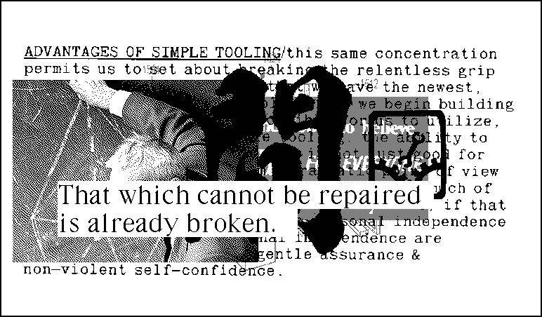 That which cannot be repaired is already broken