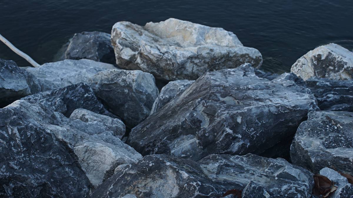 giant chunks of marble stacked together