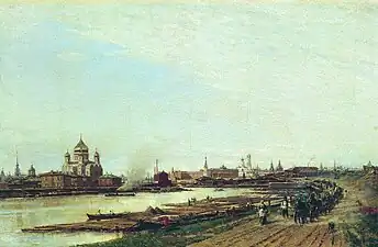 View of Moscow from Babiy Gorodok, 1880s