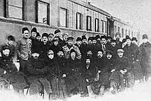 Image 38Passengers of "a science train" - the scientists who have gone to Tashkent to work at the first state university of Central Asia. (from National University of Uzbekistan)