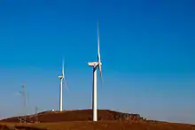 Image 4Onshore Horizontal Axis Wind Turbines in Zhangjiakou, Hebei, China (from Wind turbine)
