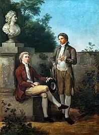 Portrait of two gentlemen in a landscape - Gallerie dell'Accademia