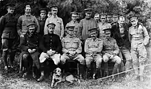 Lieutenant-Colonel Richard Boileau Gaisford, CMG (Commanding Officer) and other officers of the 3rd Battalion, The Royal Fusiliers (City of London Regiment), at Battalion Training at Tucker's Town, Bermuda, 23rd to 28 January 1905