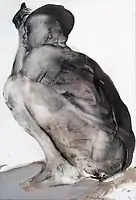 Dreamer Chinese ink on paper  (2002)