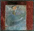 Dejected Angel, 1979, Oil on cardboard, 46 x 49.5&nbsp;cm.