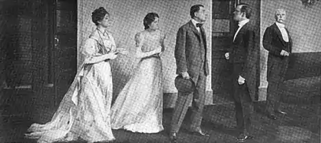 Performance of "The Stolen Story" at the Tremont Theatre, c.&nbsp;1906