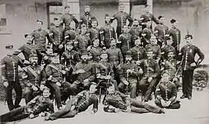 1st Battalion, 19th (1st Yorkshire North Riding – Princess of Wales's Own) Regiment of Foot Warrant Officers and Non-Commissioned Officers in Bermuda circa 1879-1880