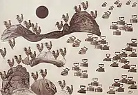 Adolf Hoffmeister, The internal political struggle of the irons against the roosters, 1968