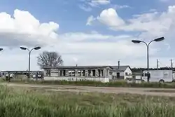 On the Wyoming-Nebraska border