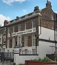 Afton House, Bourne Place: its front garden once stretched to the High Road.