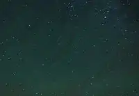 Airglow over Auvergne, France.