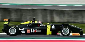 Andrea Cola on the F312 Dallara-Mercedes in 2017