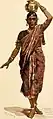 Tamil woman, 1890 illustration from Annalen des K.K. Naturhistorischen Hofmuseums